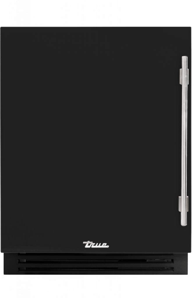 ADA Height Undercounter Refrigerator, Left Hinged, Gloss Black TURADA24LSA044H04
