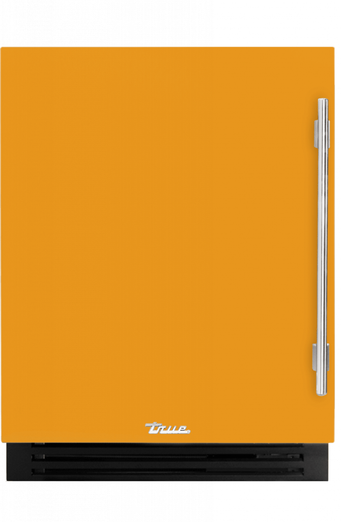 ADA Height Undercounter Refrigerator, Left Hinged, Saffron TURADA24LSA103H04