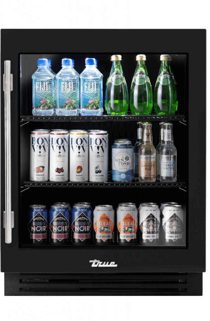 ADA Height Undercounter Refrigerator, Right Hinged, Matte Black TURADA24RGA027H04