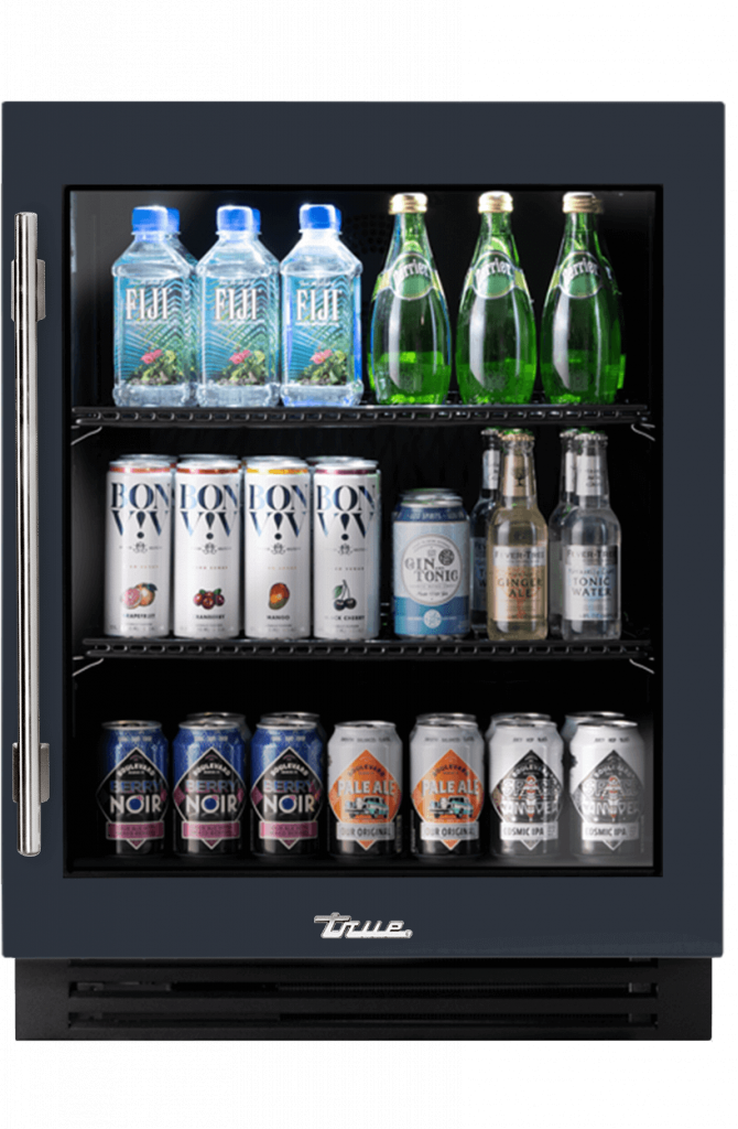 ADA Height Undercounter Refrigerator, Right Hinged, Juniper, Chrome Hardware TURADA24RGA104H02