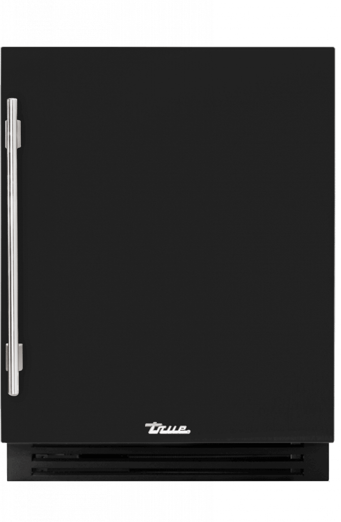 ADA Height Undercounter Refrigerator, Right Hinged, Gloss Black TURADA24RSA044H04