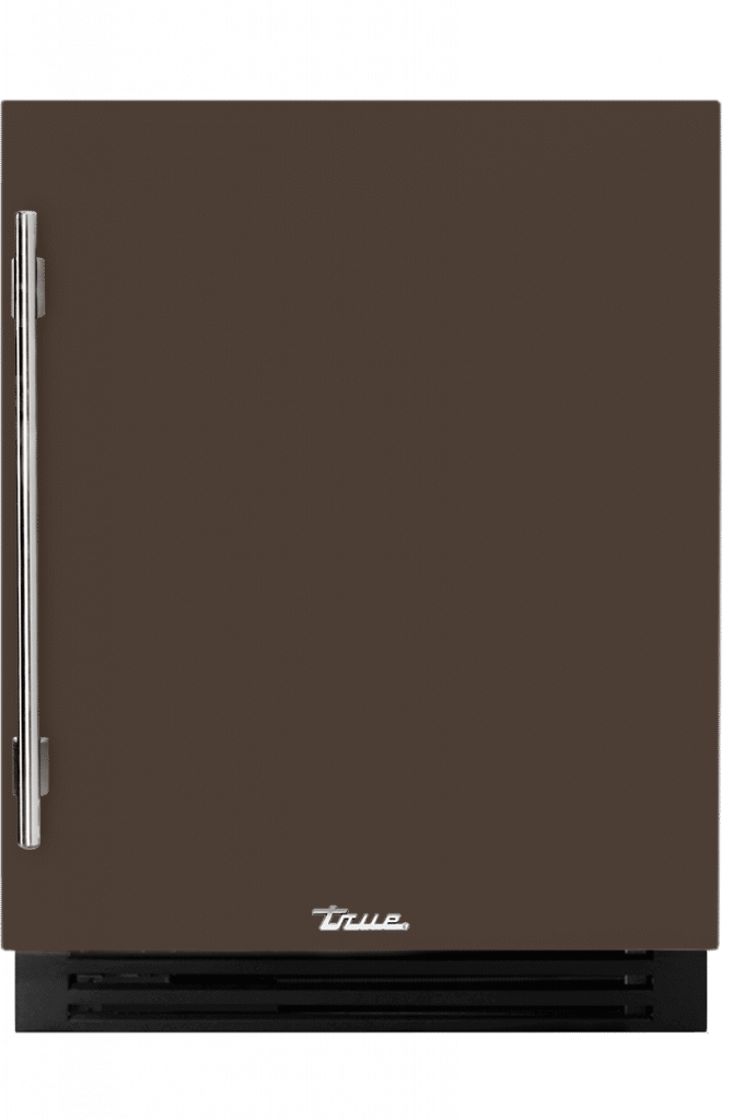 ADA Height Undercounter Refrigerator, Right Hinged, Espresso, Chrome Hardware TURADA24RSA305H02