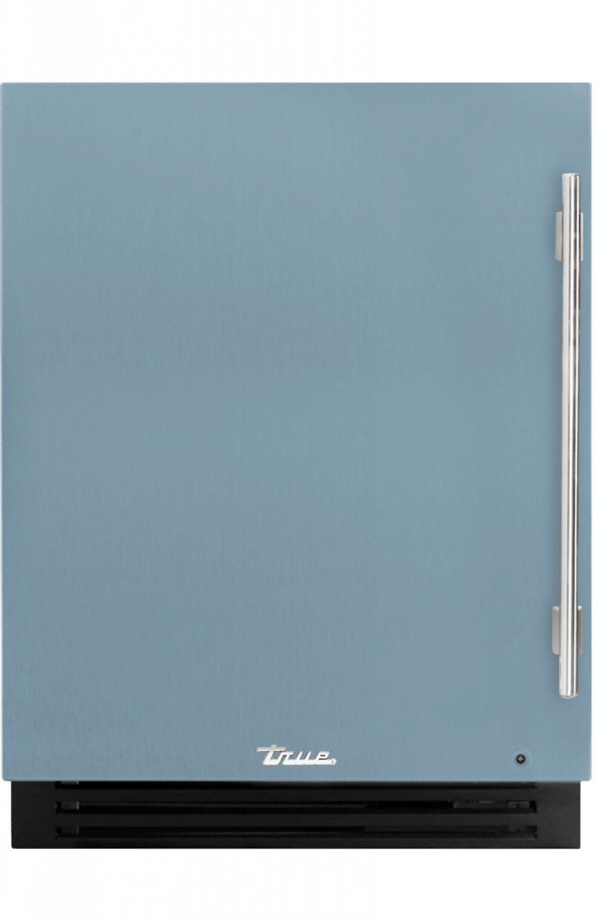 ADA Height Undercounter Wine Cabinet, Left Hinged, Bluestone TUWADA24LSA152H04