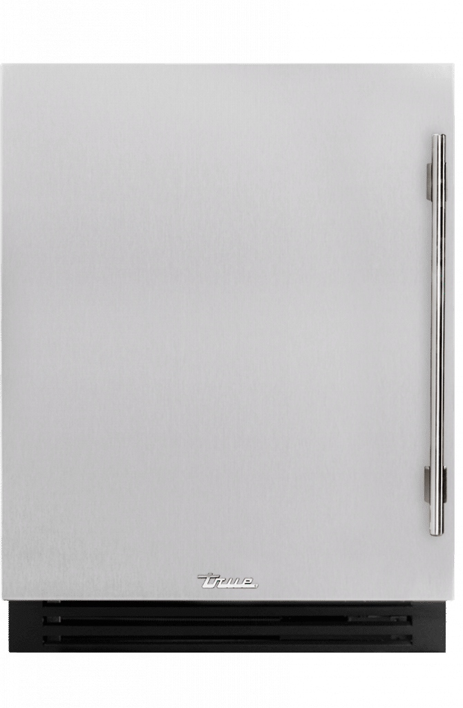 ADA Height Undercounter Wine Cabinet, Left Hinged, Color Match, Chrome Hardware TUWADA24LSAXXXH02