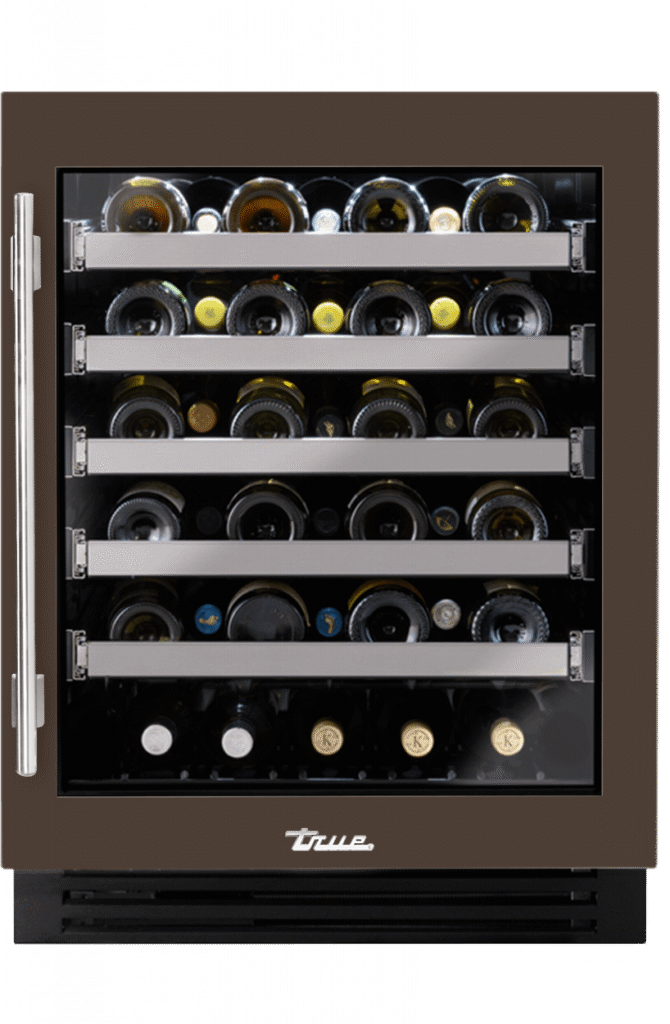 ADA Height Undercounter Wine Cabinet, Right Hinged, Espresso TUWADA24RGA305H04