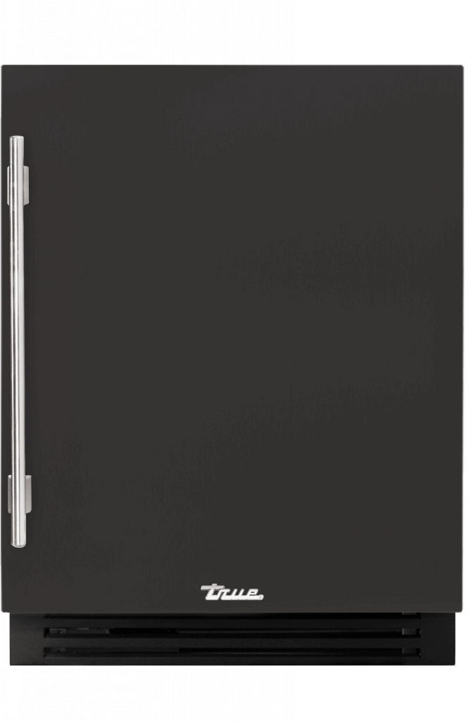 ADA Height Undercounter Wine Cabinet, Right Hinged, Ultra Matte Black TUWADA24RSA085H04