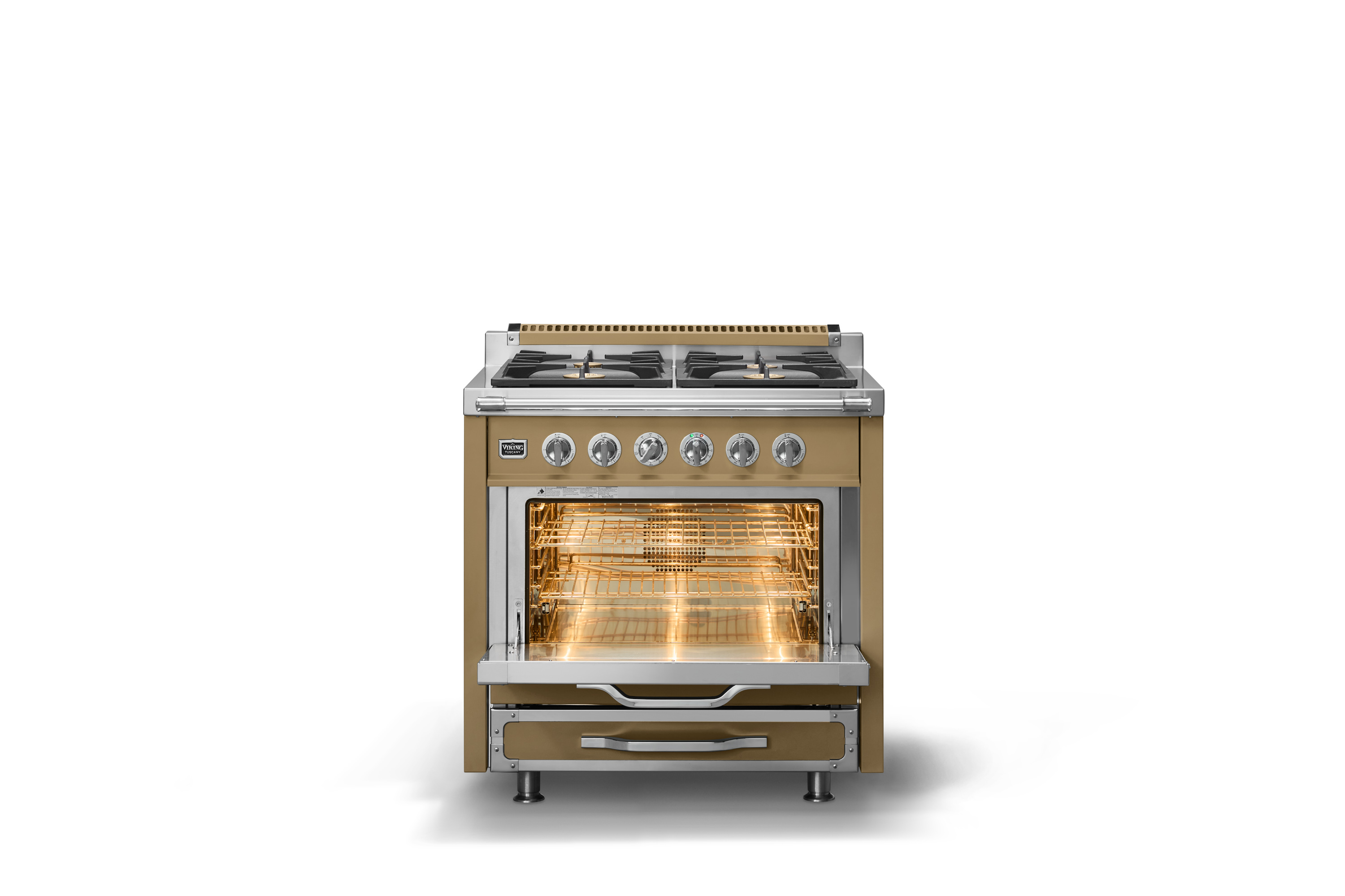 36"W. Tuscany Dual Fuel Range TVDR3614BGH
