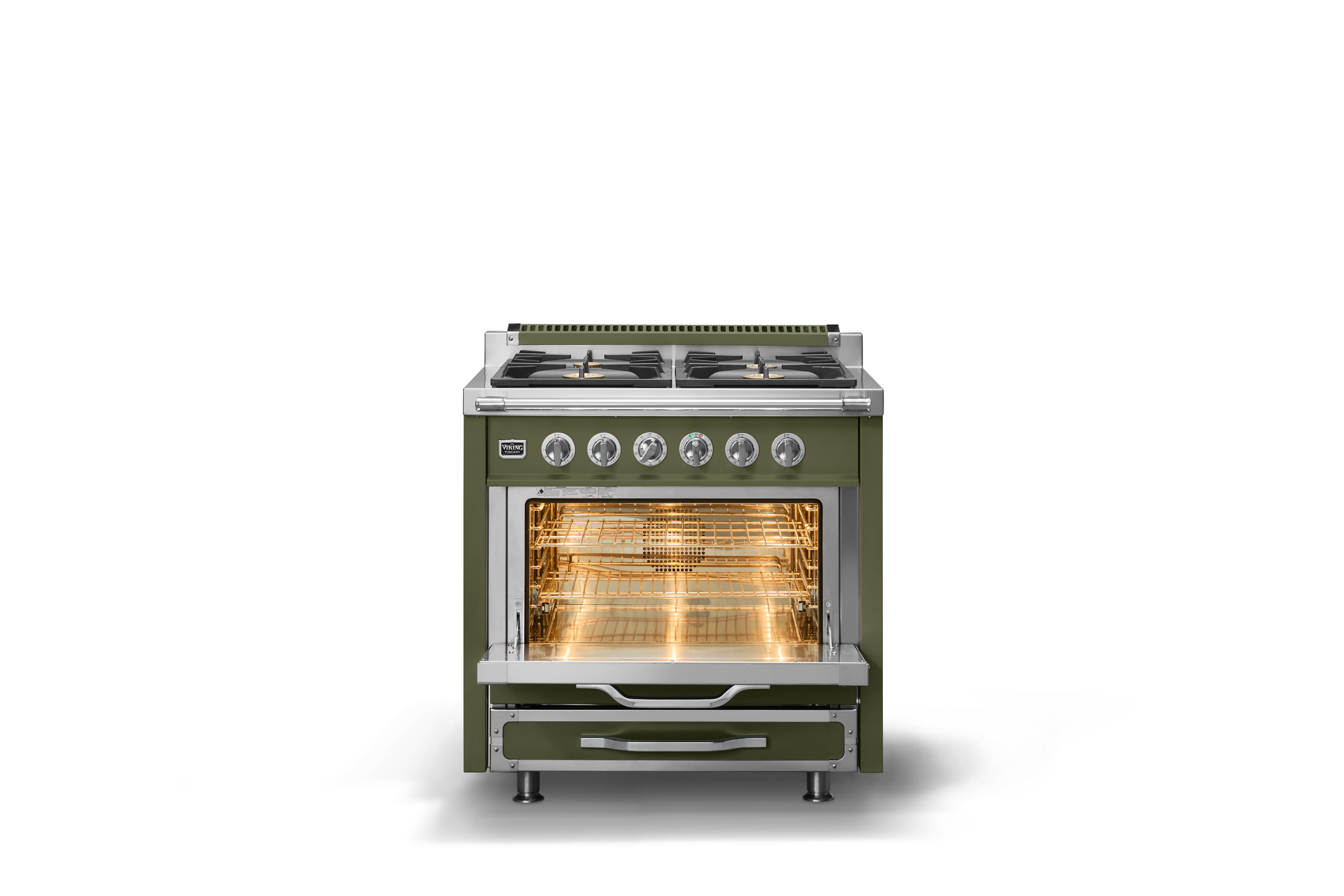 36"W. Tuscany Dual Fuel Range TVDR3614BMA