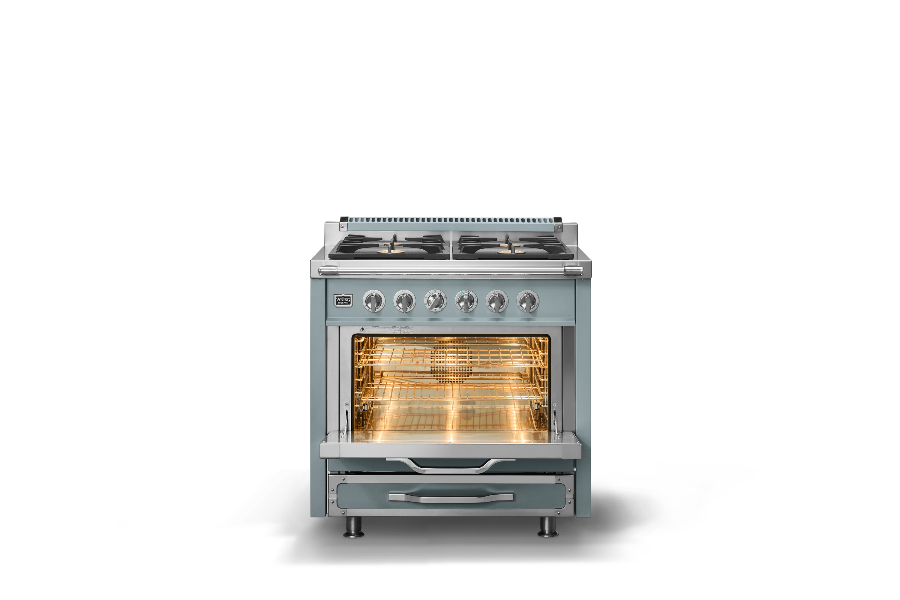 36"W. Tuscany Dual Fuel Range TVDR3614BNS
