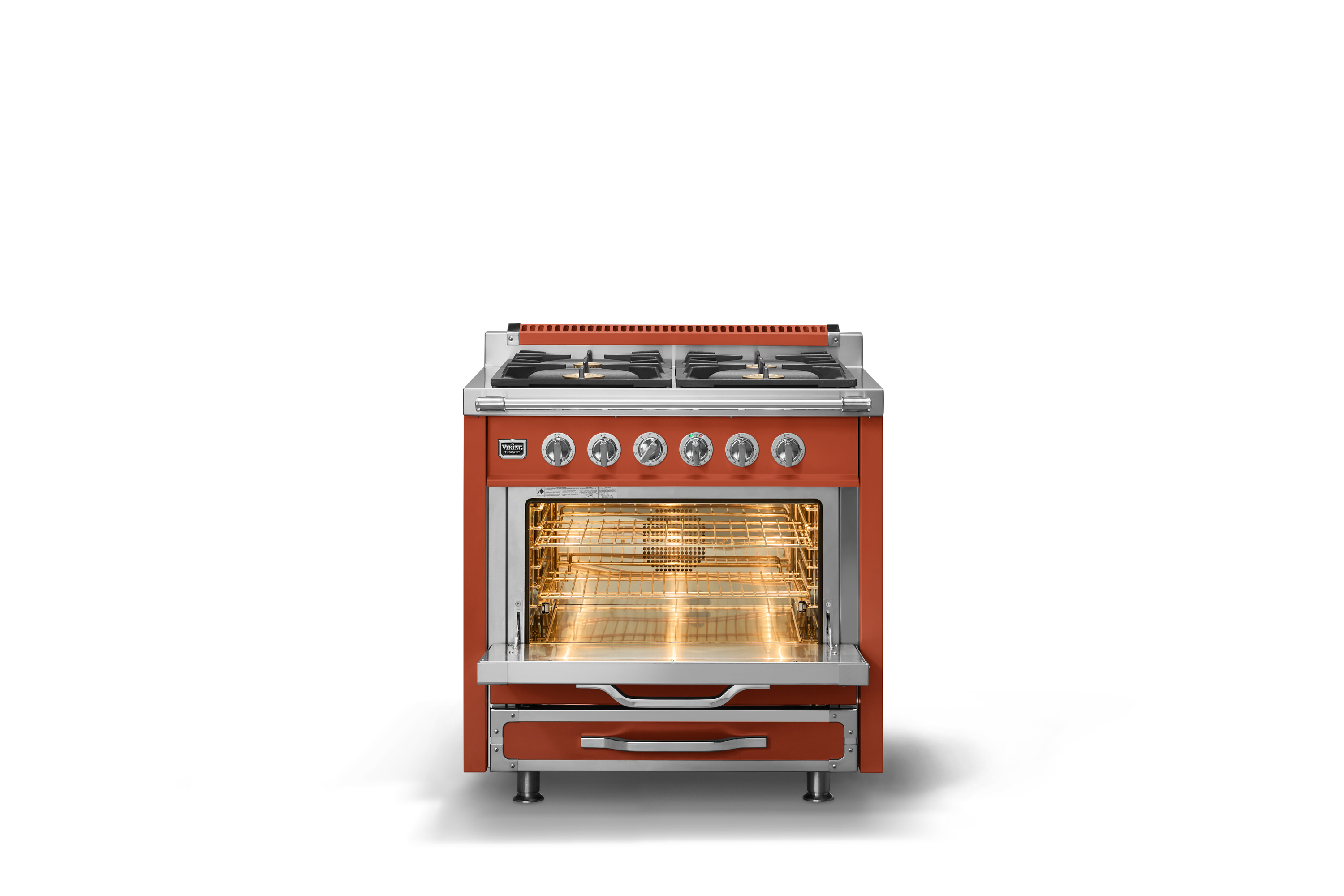 36"W. Tuscany Dual Fuel Range TVDR3614BSC