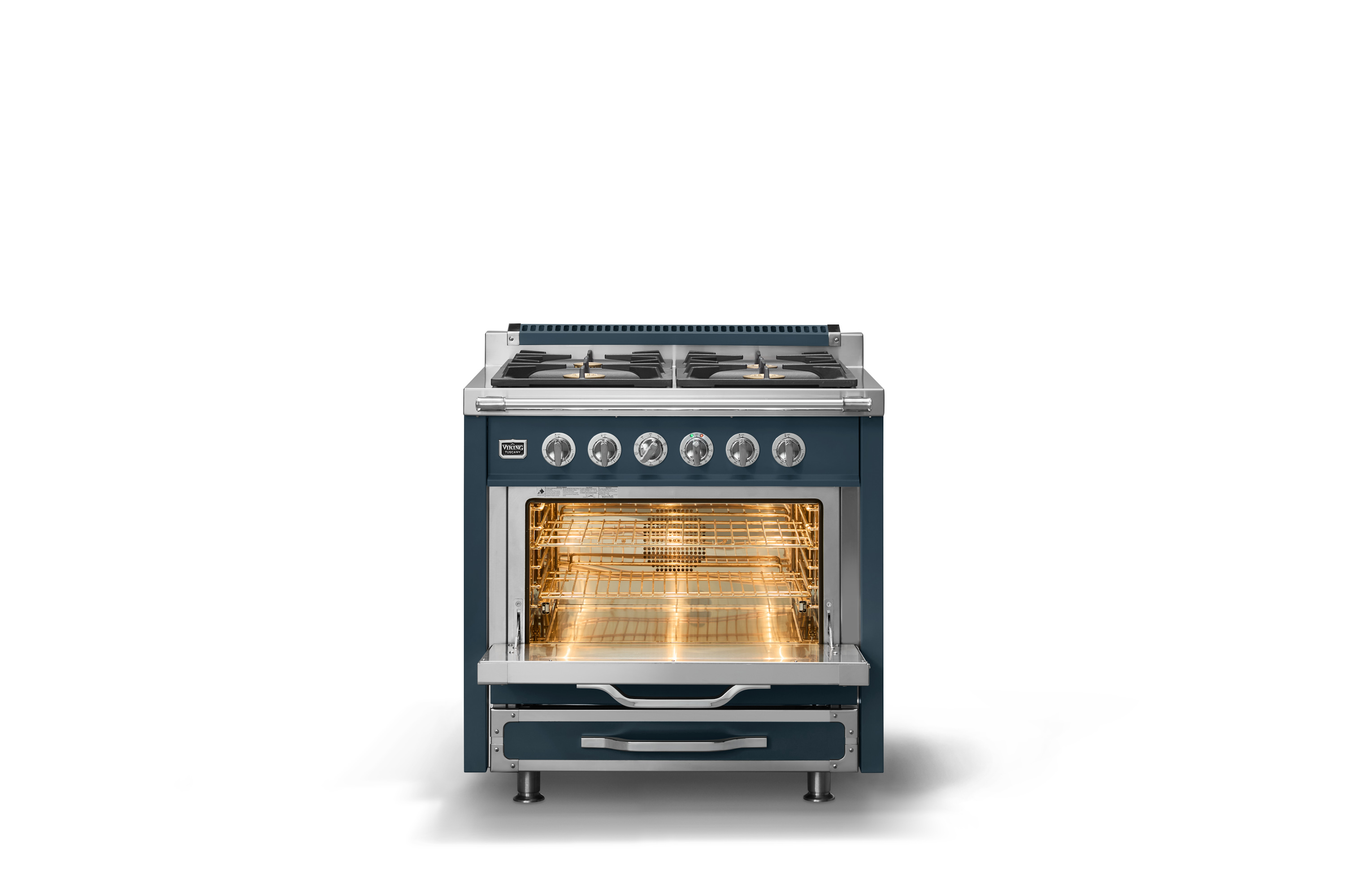 36"W. Tuscany Dual Fuel Range TVDR3614BSQ