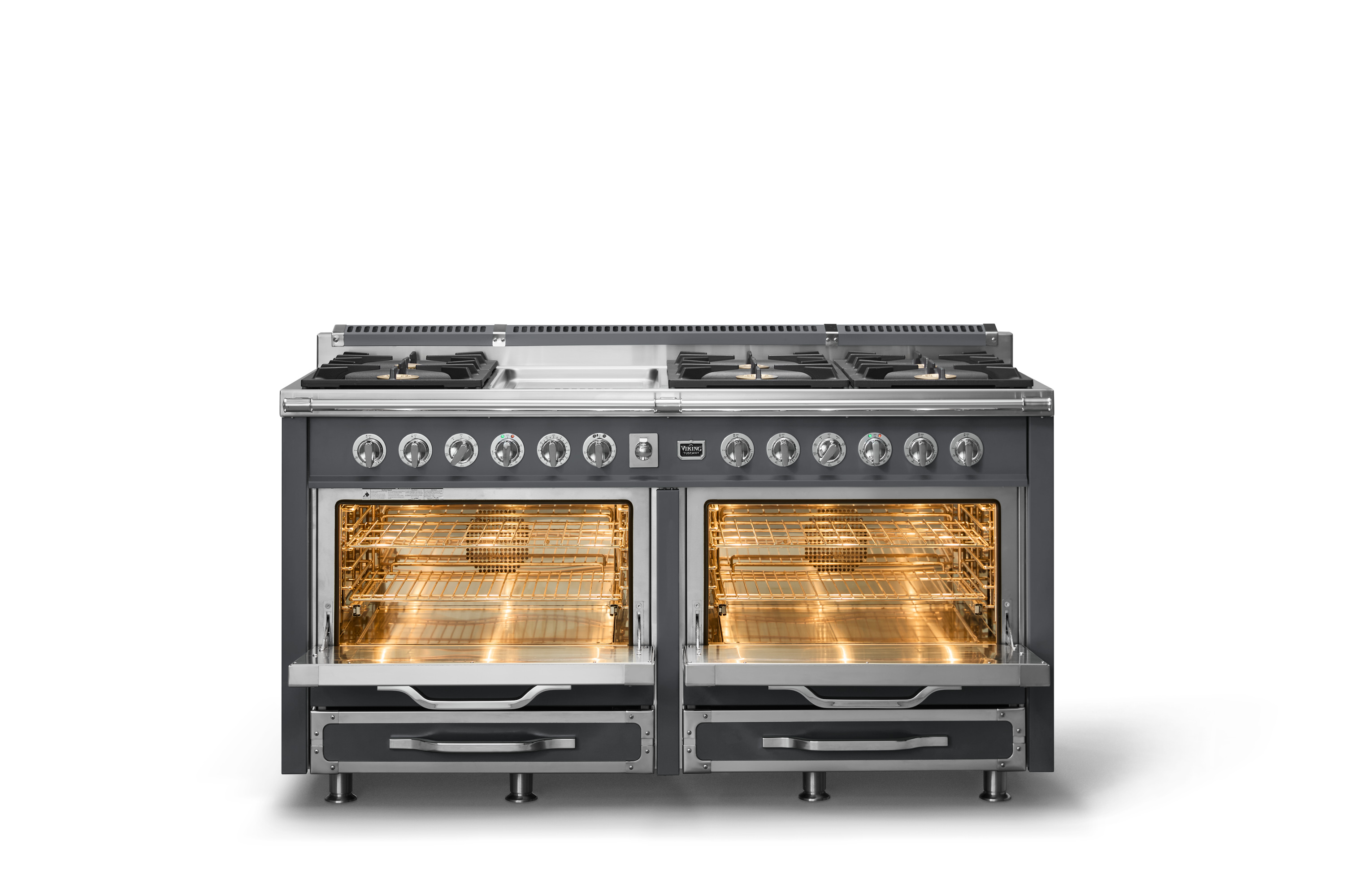 66"W. Tuscany Dual Fuel Range TVDR6616GCS