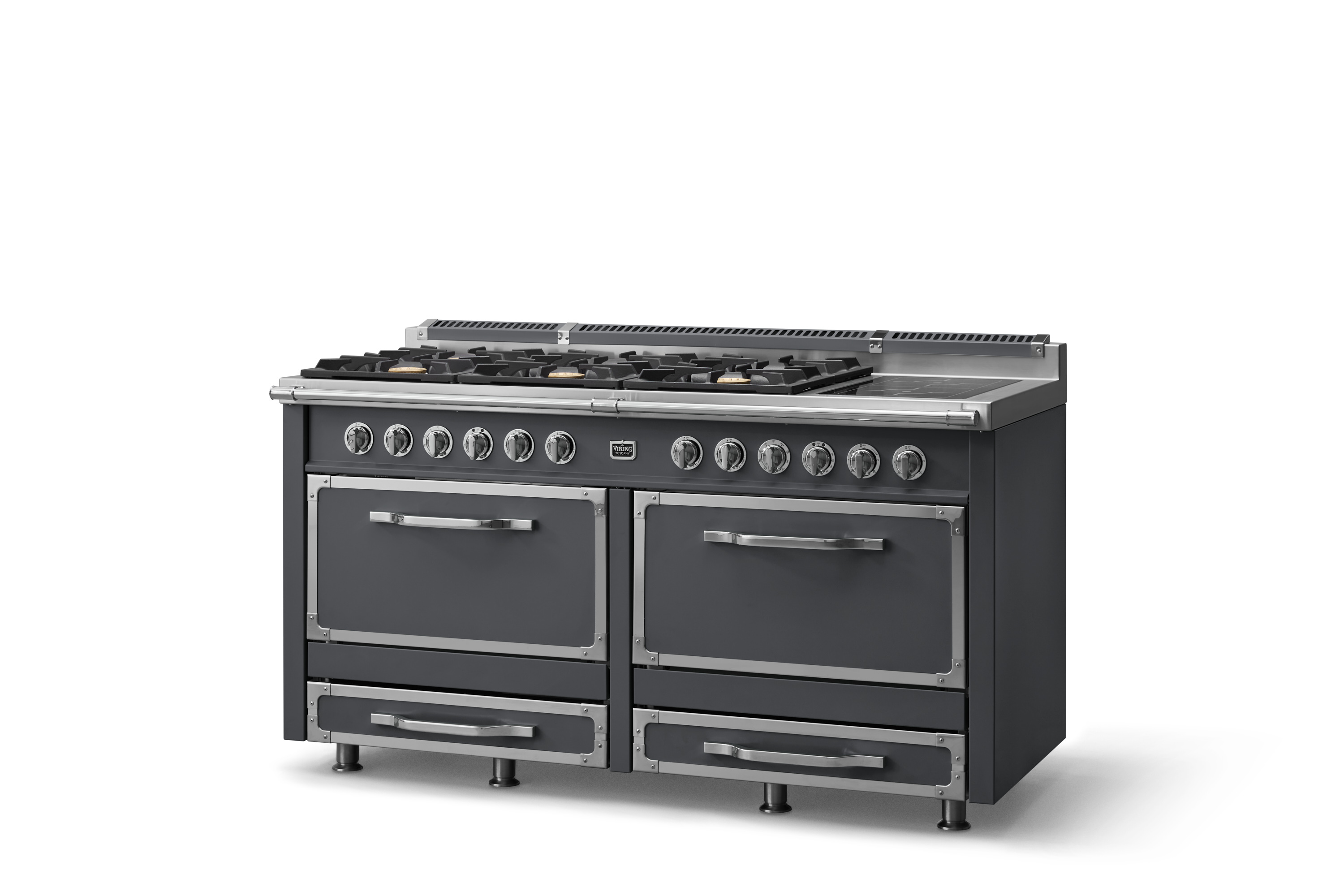 66"W. Tuscany Dual Fuel Range TVDR6618BCS