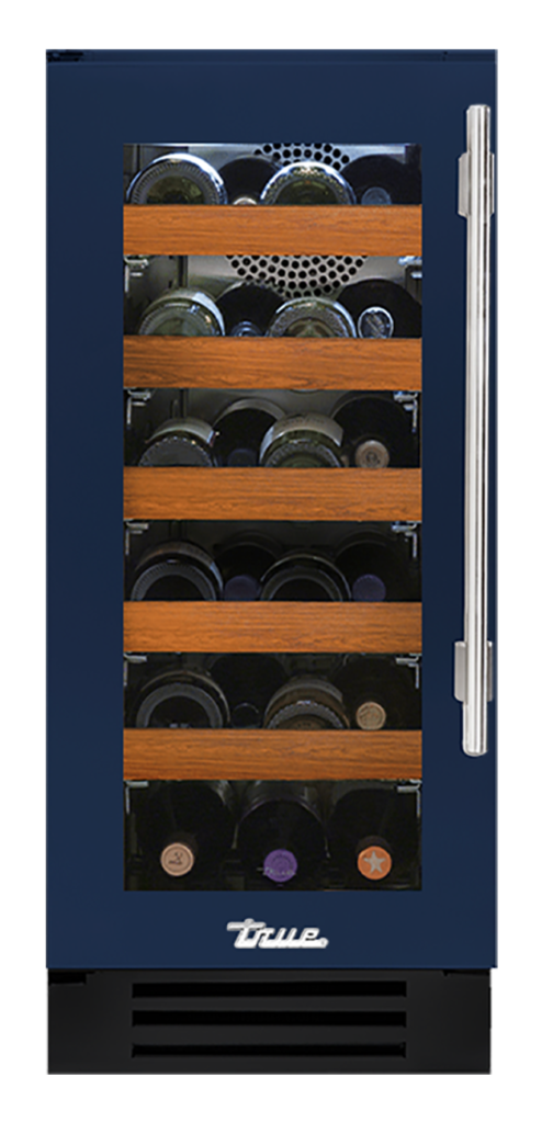 Undercounter Wine Cabinet, Left Hinged, Cobalt TWC15LOGCDSK078H04