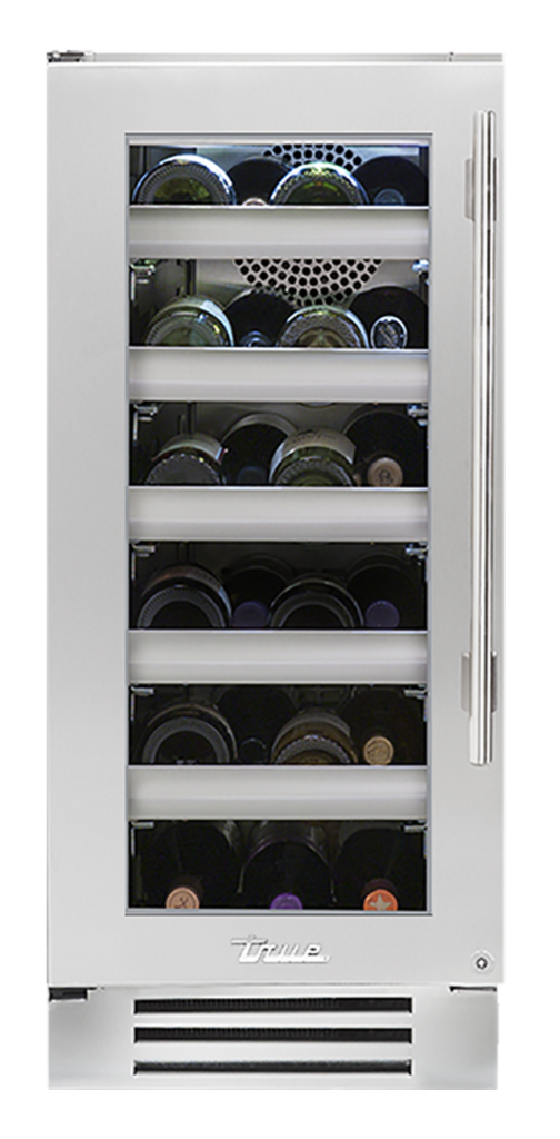15″ Wine Cabinet Stainless Glass TWC15RSGC044H05