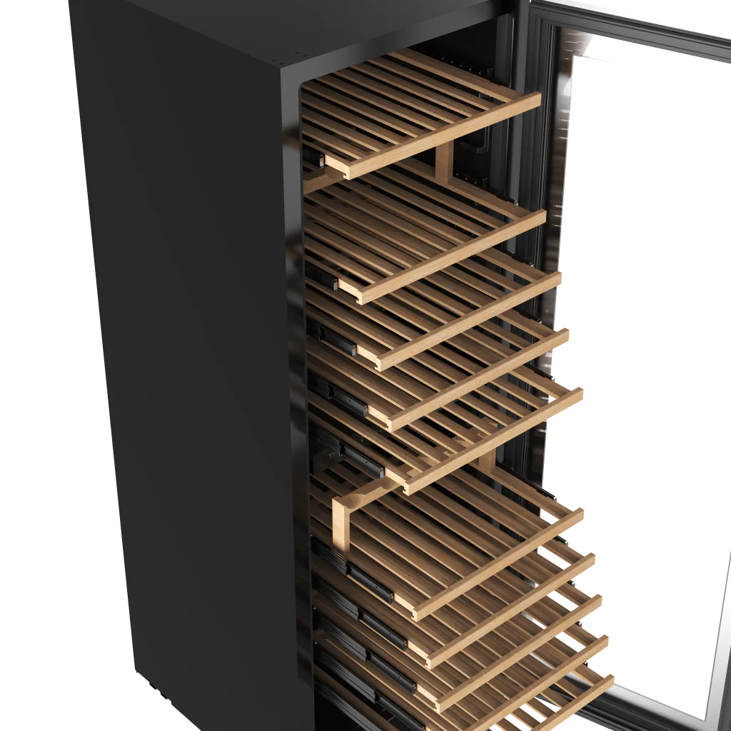 24 Inch Freestanding Dual Zone Wine Cellar, 115 Bottle Capacity Thor Kitchen TWC2470D