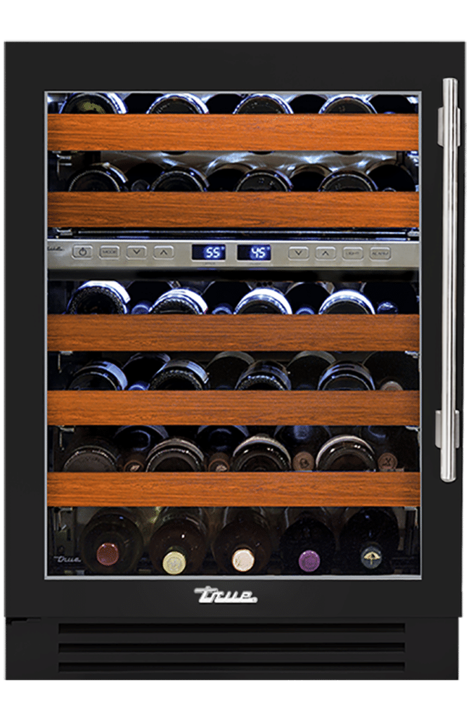 Undercounter Wine Cabinet, Left Hinged, Gloss Black TWC24DZLOGCDSK044H04