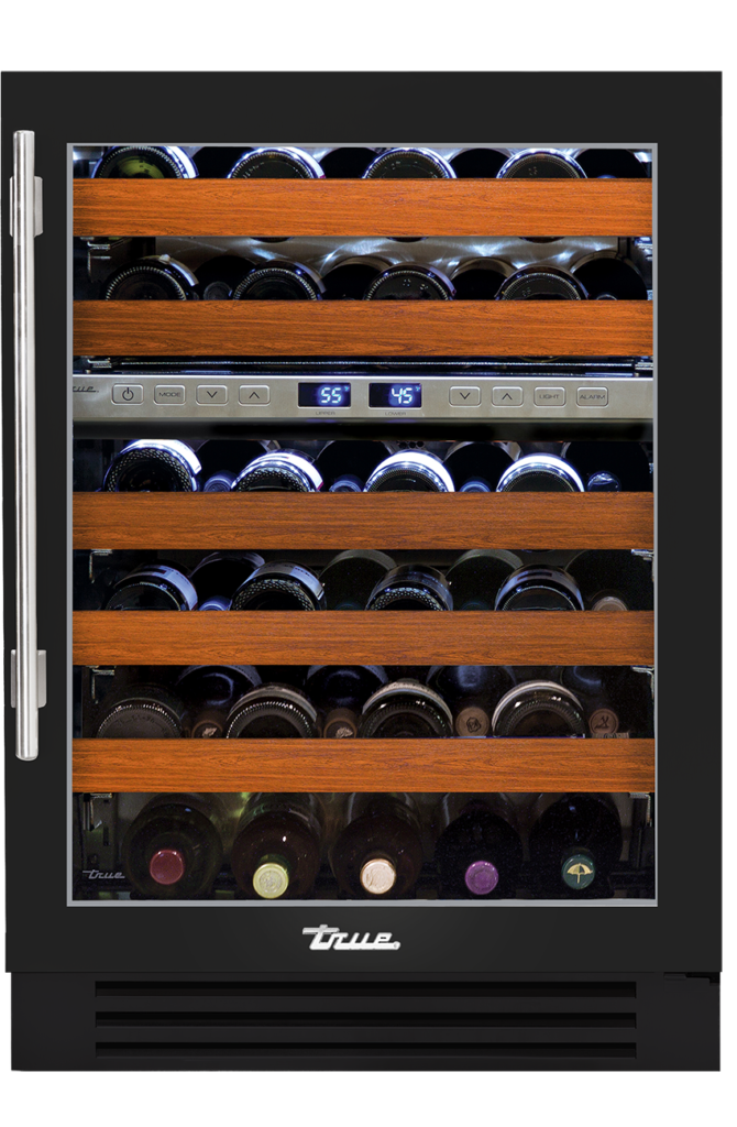 24″ Dual Zone Wine Cabinet Stainless Glass TWC24DZRSGC027H08