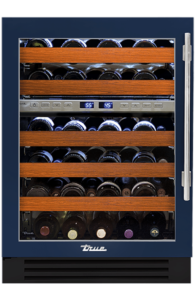 24″ Dual Zone Wine Cabinet Stainless Glass TWC24DZRSGC030H08