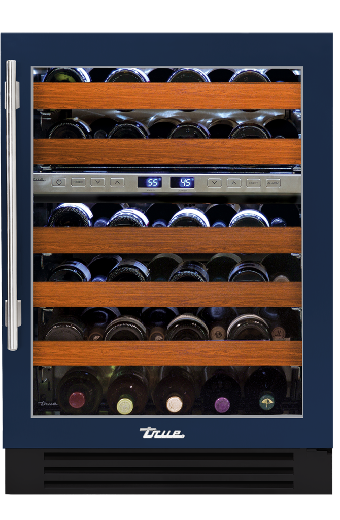 24″ Dual Zone Wine Cabinet Stainless Glass TWC24DZRSGC050H08