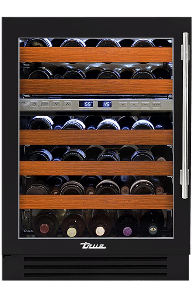 24″ Dual Zone Wine Cabinet Stainless Glass TWC24DZRSGC078H03
