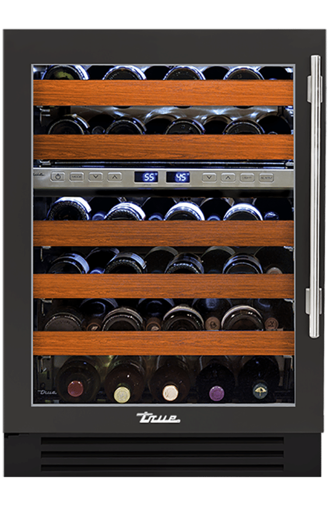 24″ Dual Zone Wine Cabinet Stainless Glass TWC24DZRSGC086H03