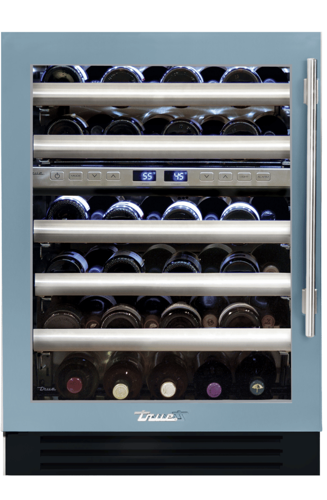 24″ Dual Zone Wine Cabinet Stainless Glass TWC24DZRSGC103H05