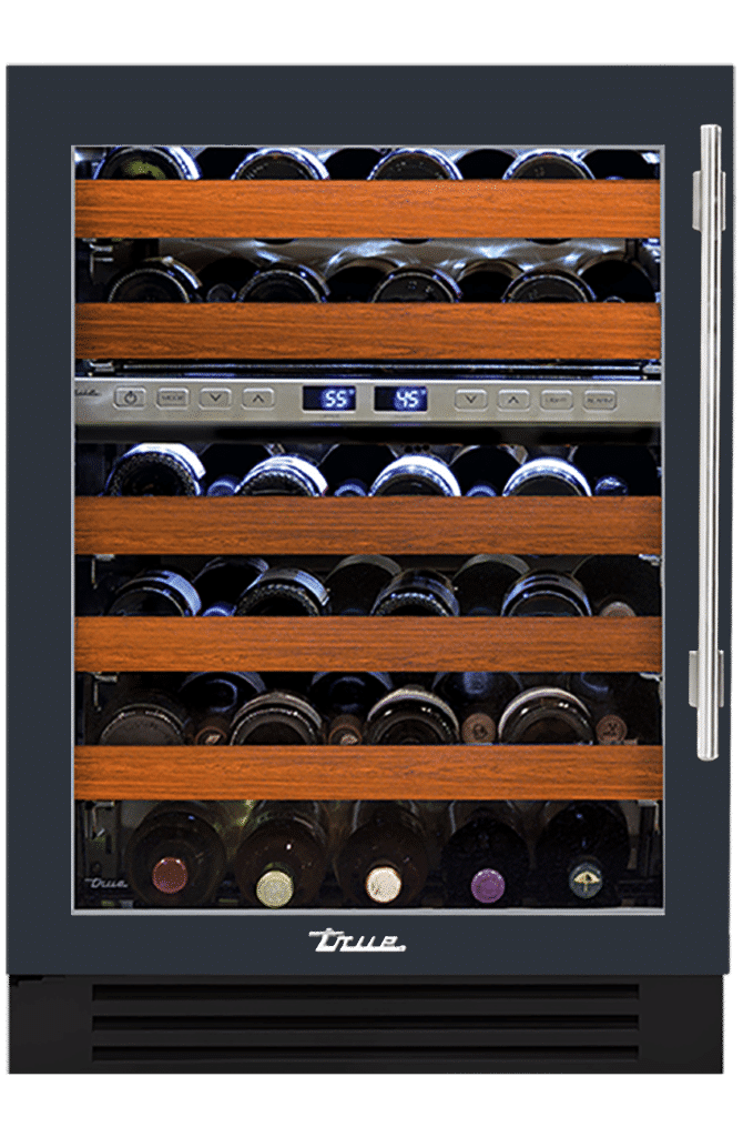 24″ Dual Zone Wine Cabinet Stainless Glass TWC24DZRSGC129H05