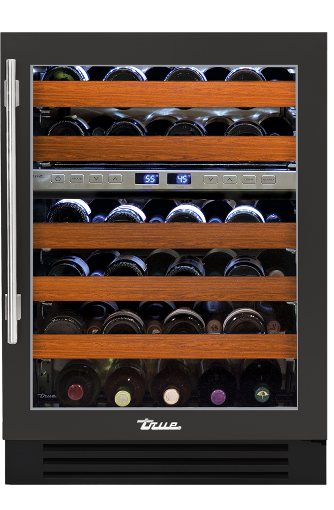 24″ Dual Zone Wine Cabinet Stainless Glass TWC24DZRSGC152H04
