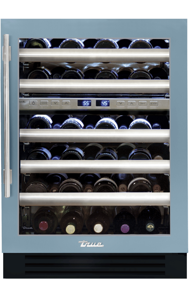 24″ Dual Zone Wine Cabinet Stainless Glass TWC24DZRSGC179H05