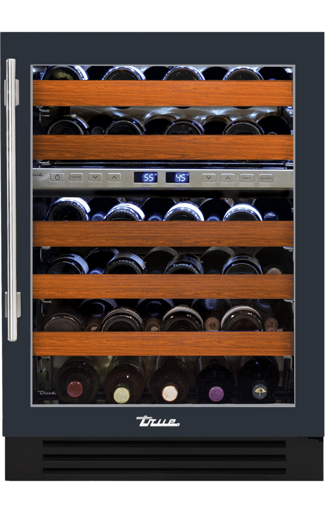 24″ Dual Zone Wine Cabinet Stainless Glass TWC24DZRSGC238H02