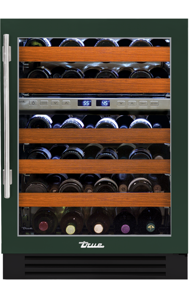 24″ Dual Zone Wine Cabinet Stainless Glass TWC24DZRSGCXXXH03