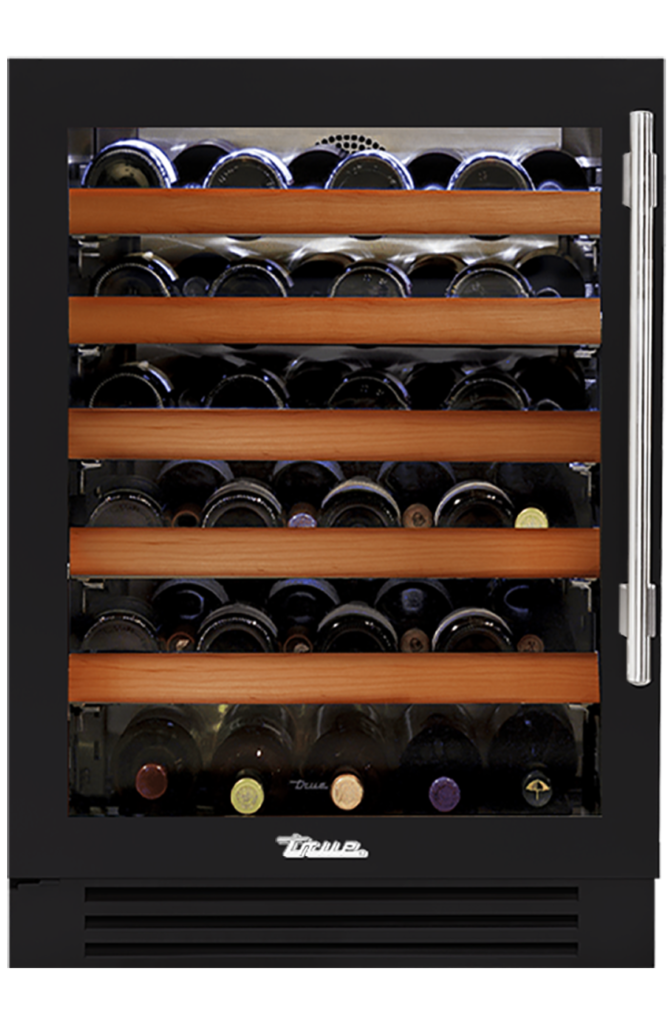 Undercounter Wine Cabinet, Left Hinged, Matte Black TWC24LOGCDSK027H04