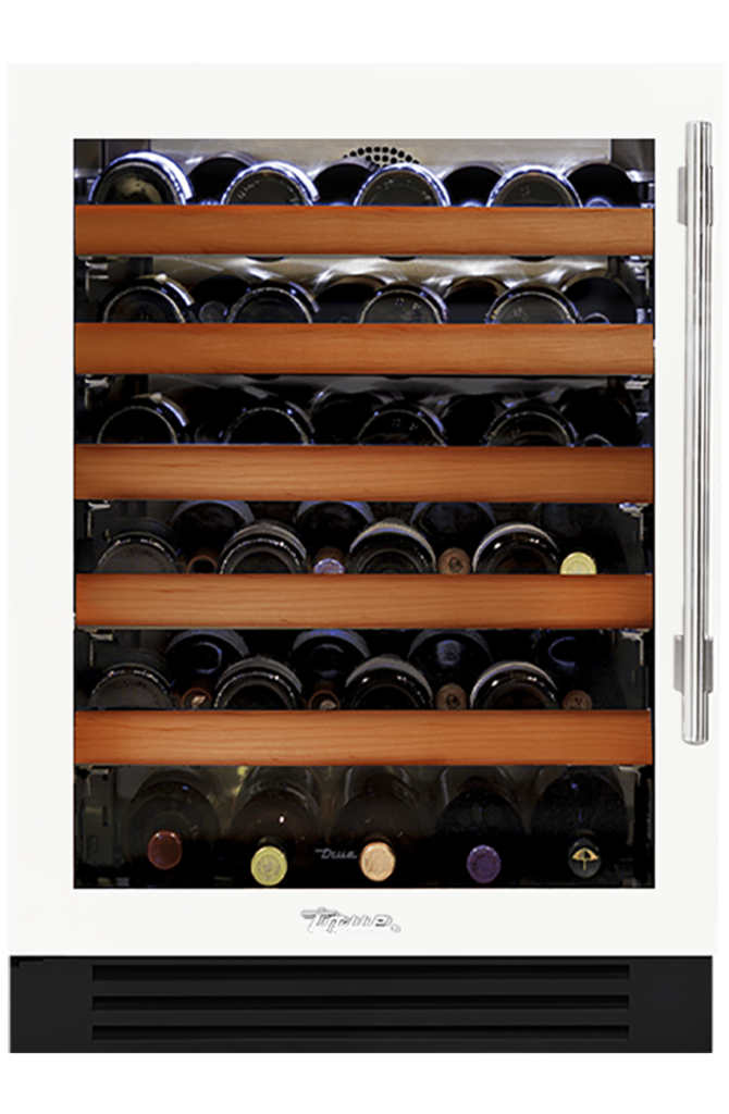 Undercounter Wine Cabinet, Left Hinged, Matte White TWC24LOGCDSK030H04