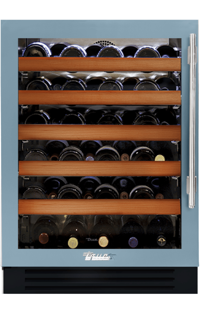 Undercounter Wine Cabinet, Left Hinged, Bluestone TWC24LOGCDSK152H04