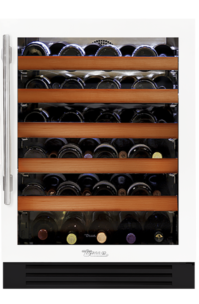 Undercounter Wine Cabinet, Right Hinged, Matte White TWC24ROGCDSK030H04