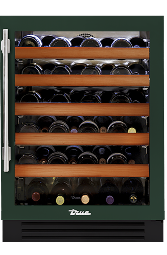 Undercounter Wine Cabinet, Right Hinged, Emerald TWC24ROGCDSK086H04