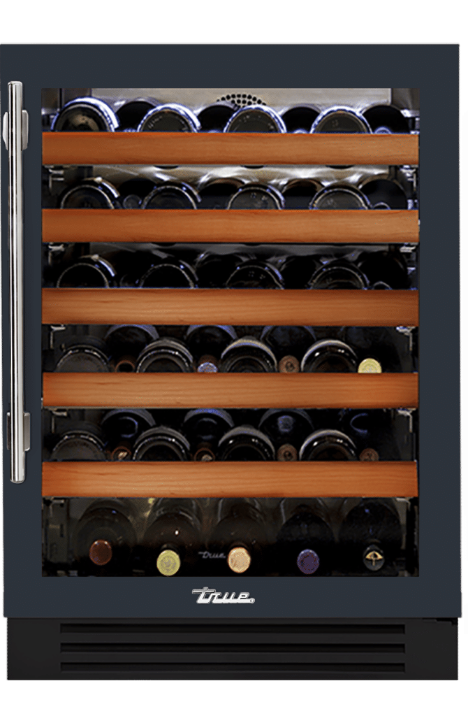 Undercounter Wine Cabinet, Right Hinged, Juniper, Chrome Hardware TWC24ROGCDSK104H02