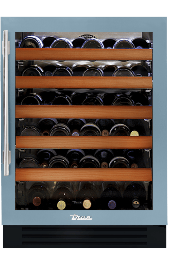 Undercounter Wine Cabinet, Right Hinged, Bluestone TWC24ROGCDSK152H04