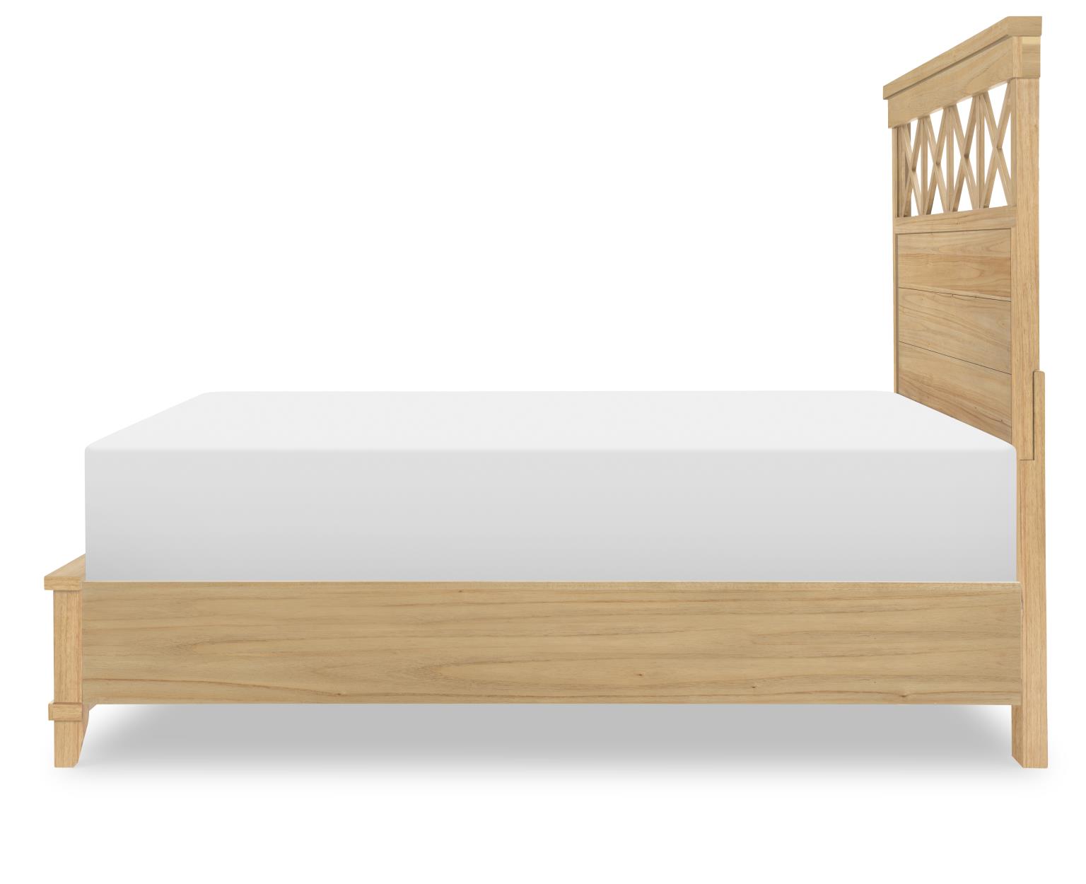 TY4420 XXX's and OOO's BR Complete Panel Bed W Storage Footboard King 6/6 TY44204126K
