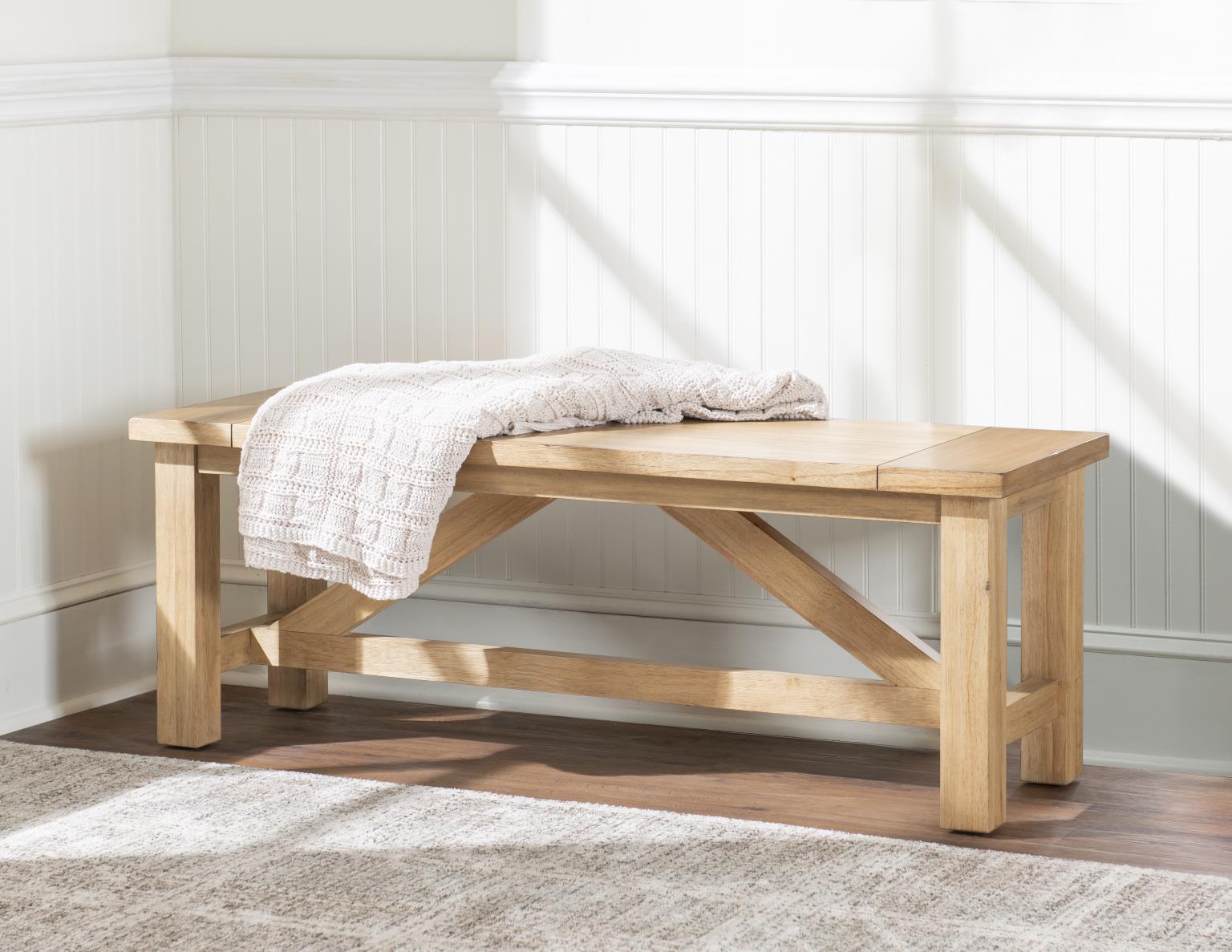 TY4420 XXX's and OOO's BR Wooden Bed Bench TY44204800