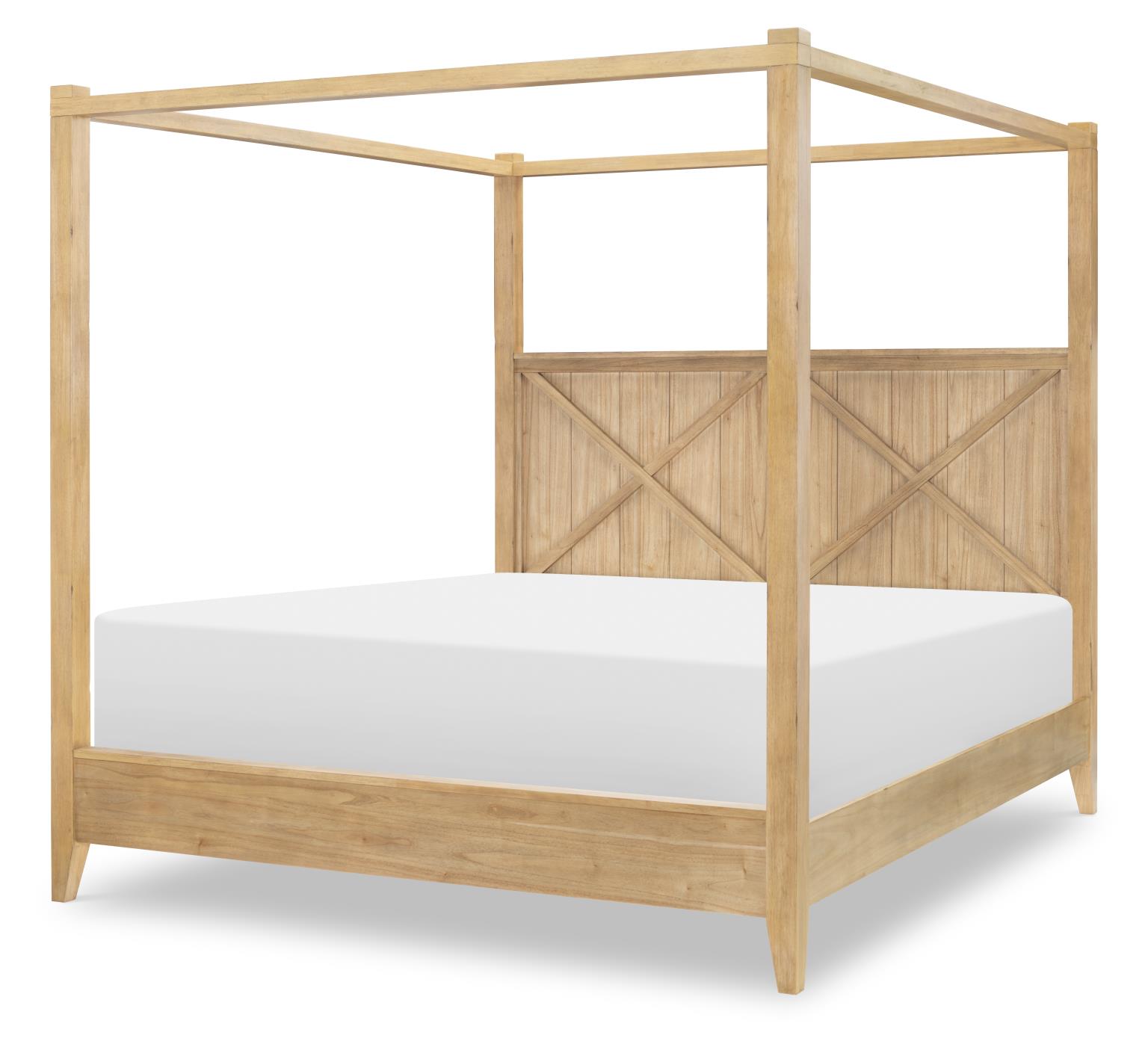 TY4420 XXX's and OOO's BR Complete Canopy Bed King 6/6 TY44205006K