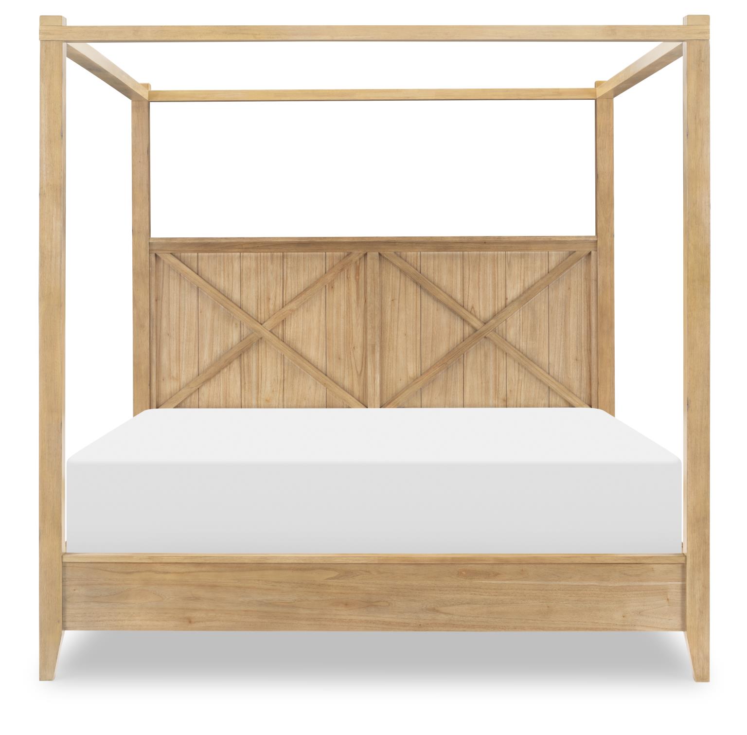 TY4420 XXX's and OOO's BR Complete Canopy Bed King 6/6 TY44205006K