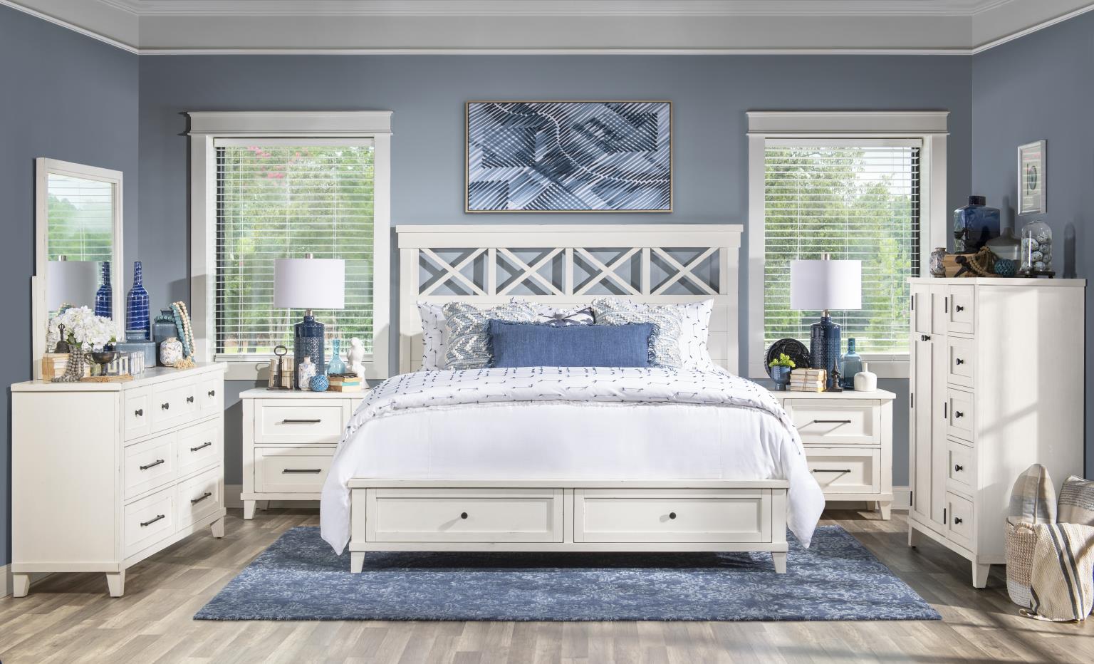 TY4421 XXX's and OOO's BR Dresser W Power Usb TY44211200