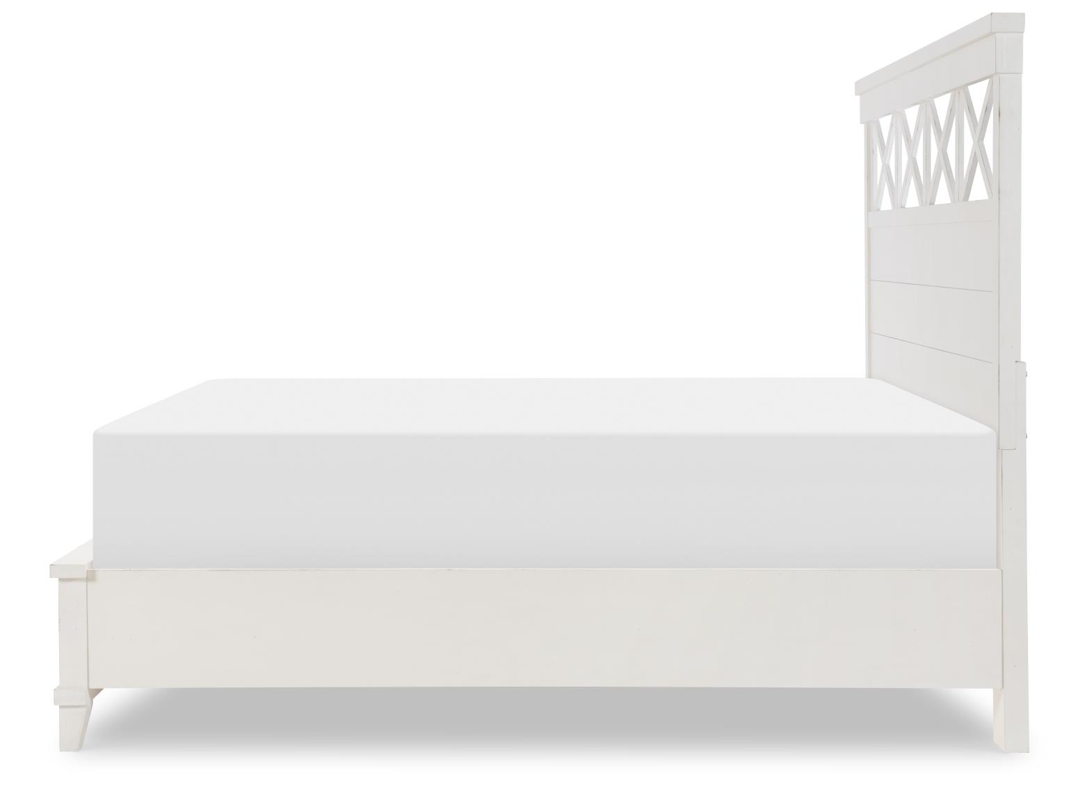 TY4421 XXX's and OOO's BR Complete Panel Bed W Storage Footboard Cal King 6/0 TY44214127K