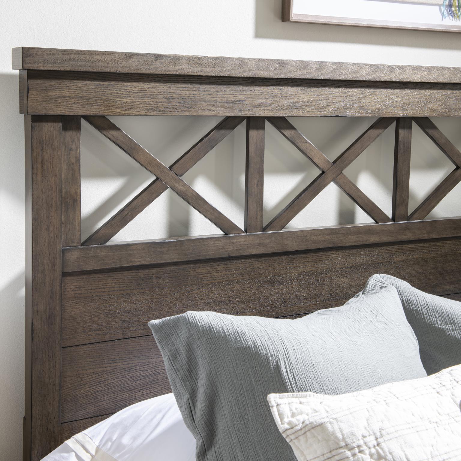 TY4422 XXX's and OOO's BR Complete Panel Bed King 6/6 TY44224106K