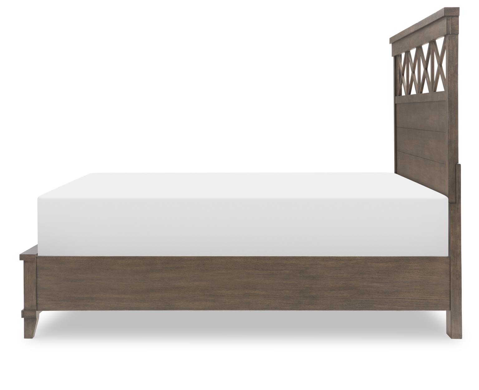 TY4422 XXX's and OOO's BR Complete Panel Bed W Storage Footboard King 6/6 TY44224126K