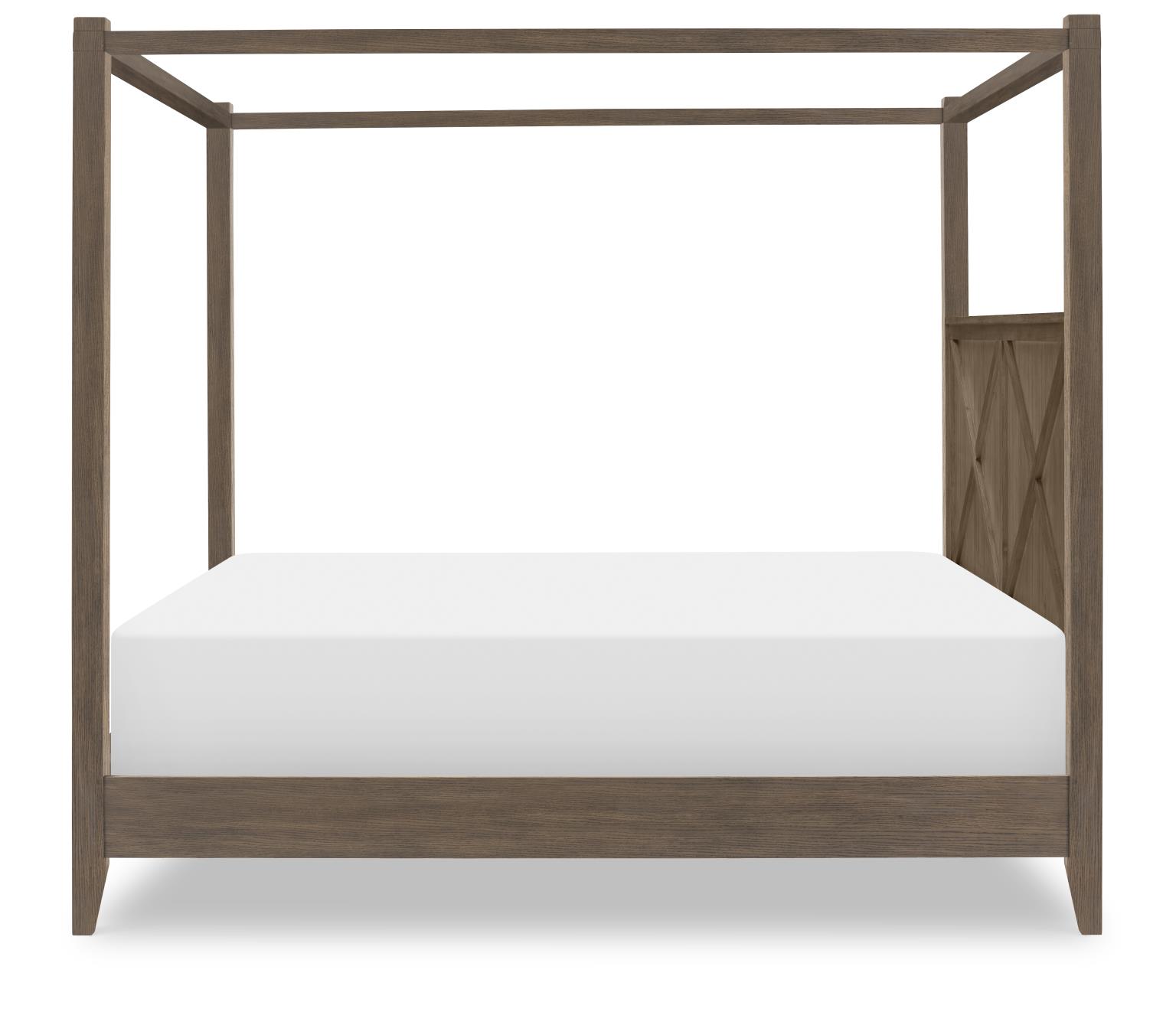 TY4422 XXX's and OOO's BR Complete Canopy Bed Ca King 6/0 TY44225007K