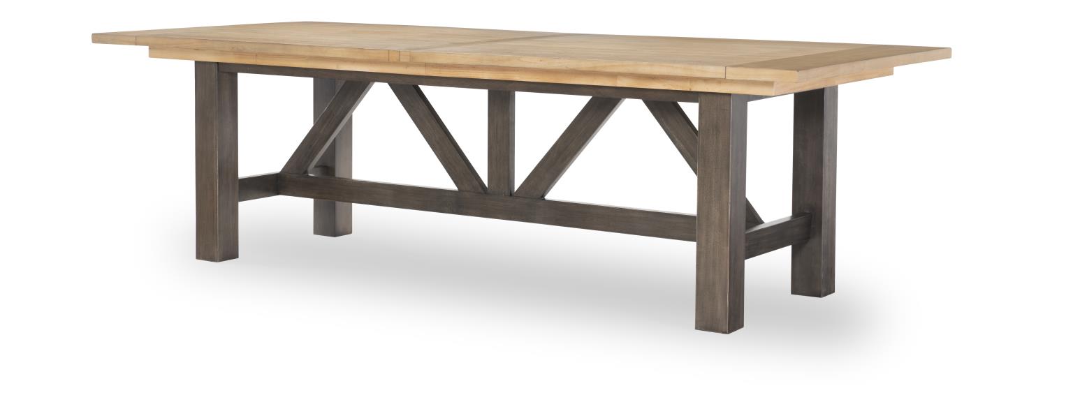 TY4425 XXX's and OOO's DR Trestle Dining Table TY4425222