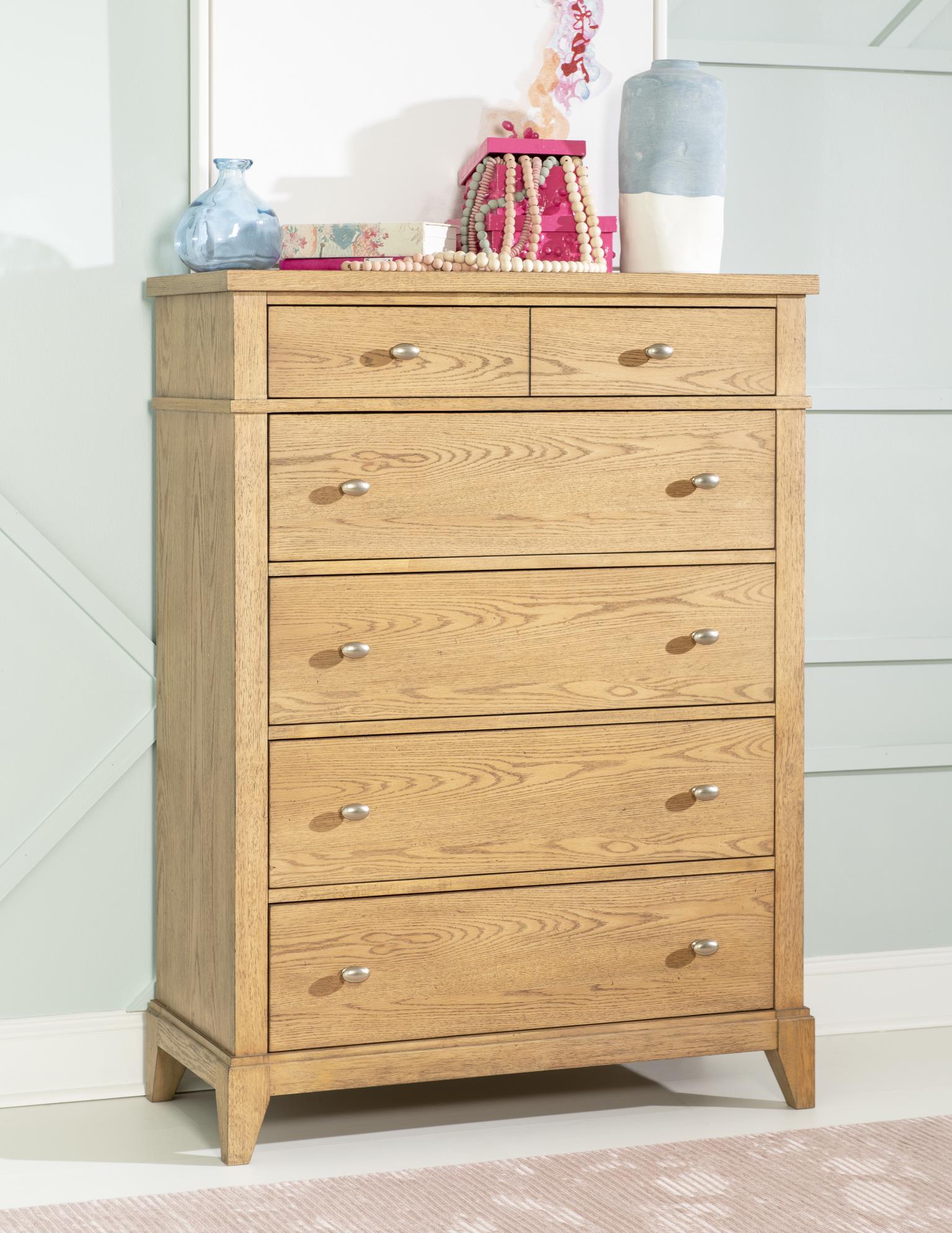 TY4950 Today's Traditions LK Drawer Chest Natural Hickory TY49502200